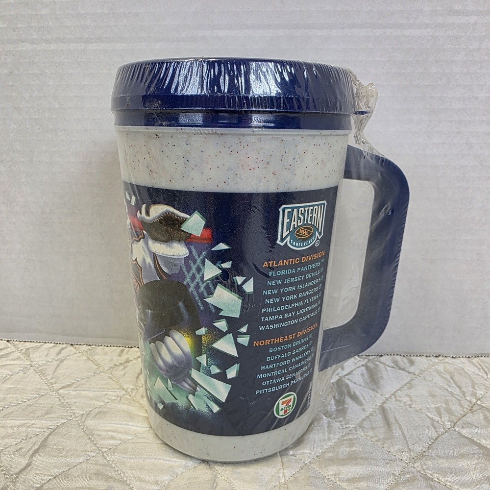 7 Eleven Travel Mug 1995 NHL Eastern Conference Aladdin USA 20oz New